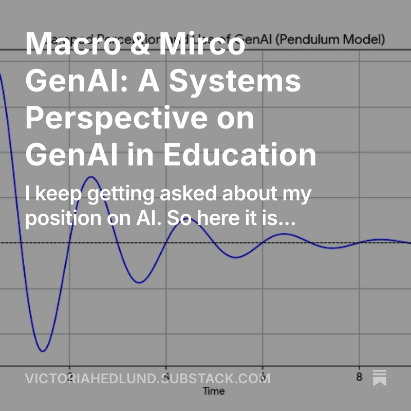 Macro & Micro GenAI: A Systems Perspective on GenAI in Education